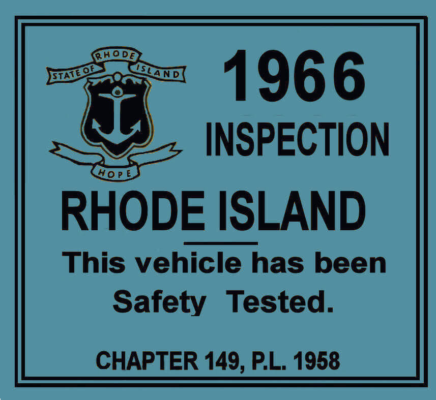 (image for) 1966 Rhode Island inspectio